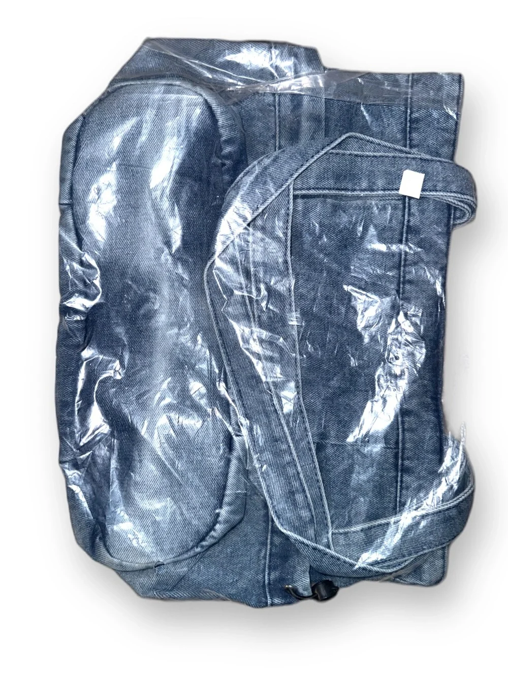 Casual Denim Tote Bag in Blue